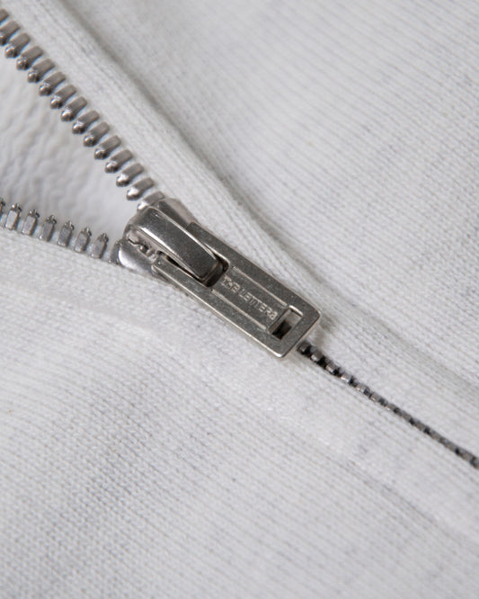 SWEATSHIRT ZIP-UP HOODIE -LOOPWHEEL FLEECE COTTON-