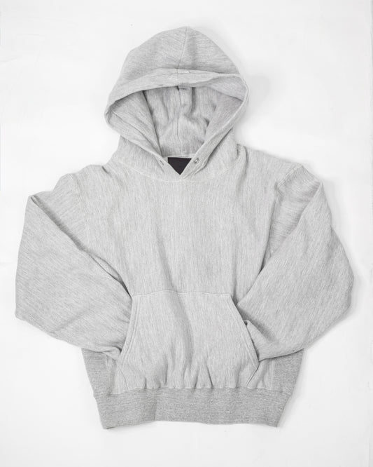 SWEATSHIRT HOODIE -LOOPWHEEL FLEECE COTTON RAYON-