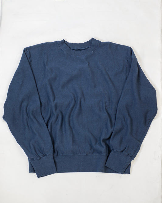 CREW NECK SWEAT SHIRT -LOOPWHEEL FLEECE COTTON RAYON-