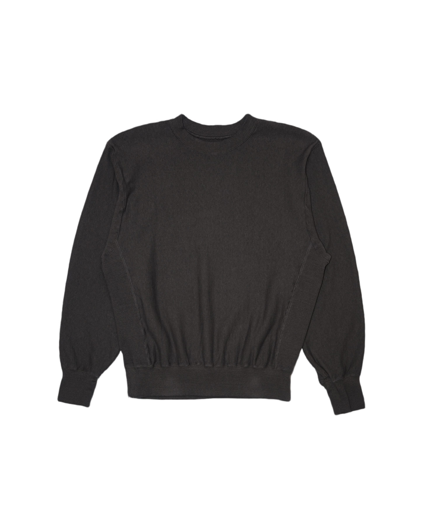 CREW NECK SWEAT SHIRT -LOOPWHEEL FLEECE COTTON RAYON-