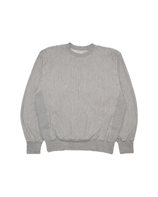 CREW NECK SWEAT SHIRT -LOOPWHEEL FLEECE COTTON RAYON-