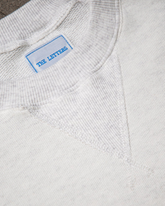 CREW NECK SWEATSHIRT -LOOPWHEEL FLEECE COTTON-