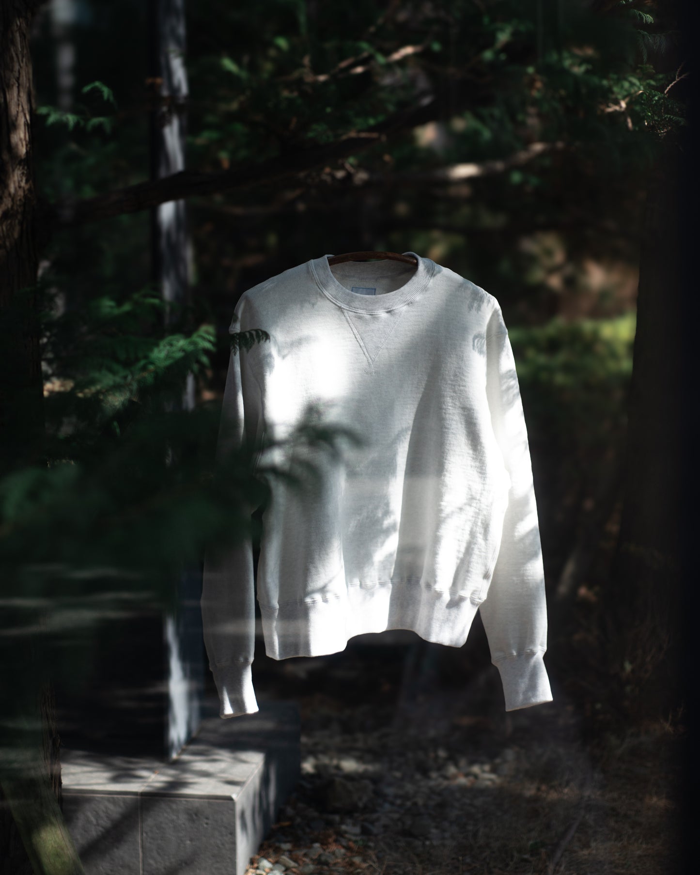 CREW NECK SWEATSHIRT -LOOPWHEEL FLEECE COTTON-