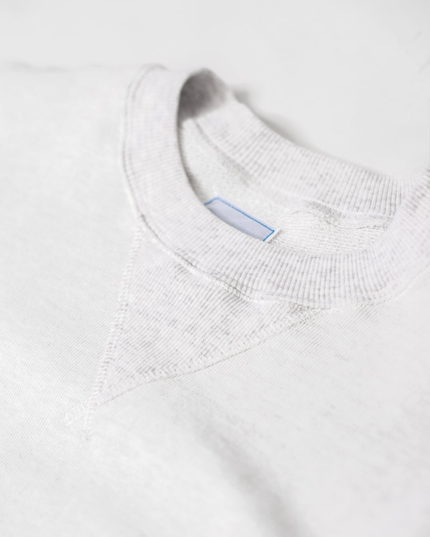 CREW NECK SWEATSHIRT -LOOPWHEEL FLEECE COTTON-