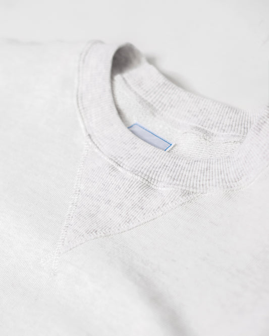 CREW NECK SWEATSHIRT -LOOPWHEEL FLEECE COTTON-