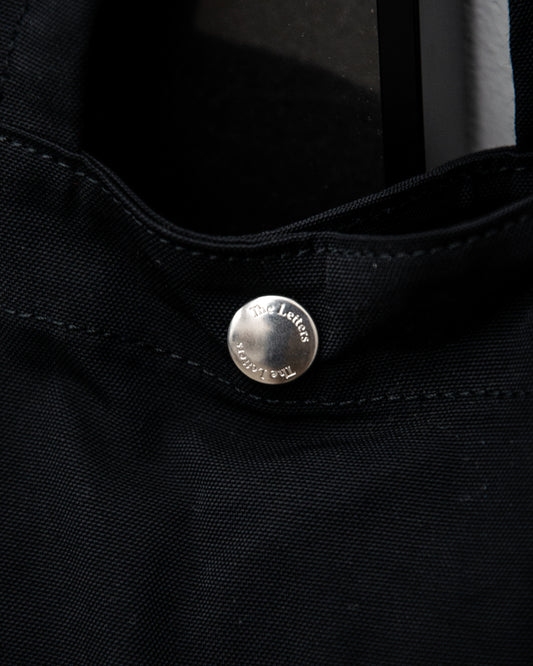 STRAP TOTE BAG -NYLON COTTON PIN OX-