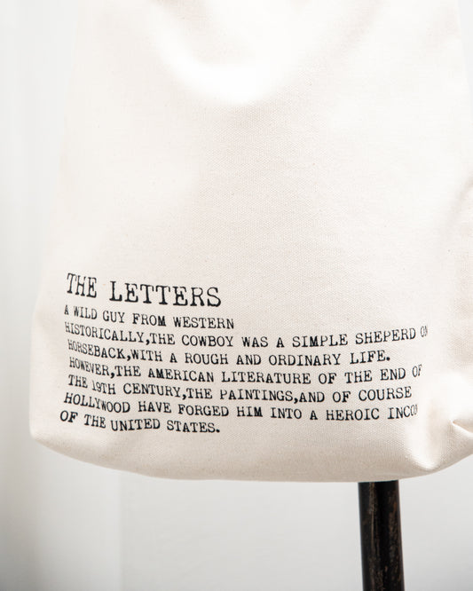 STRAP TOTE BAG -CANVAS COTTON-