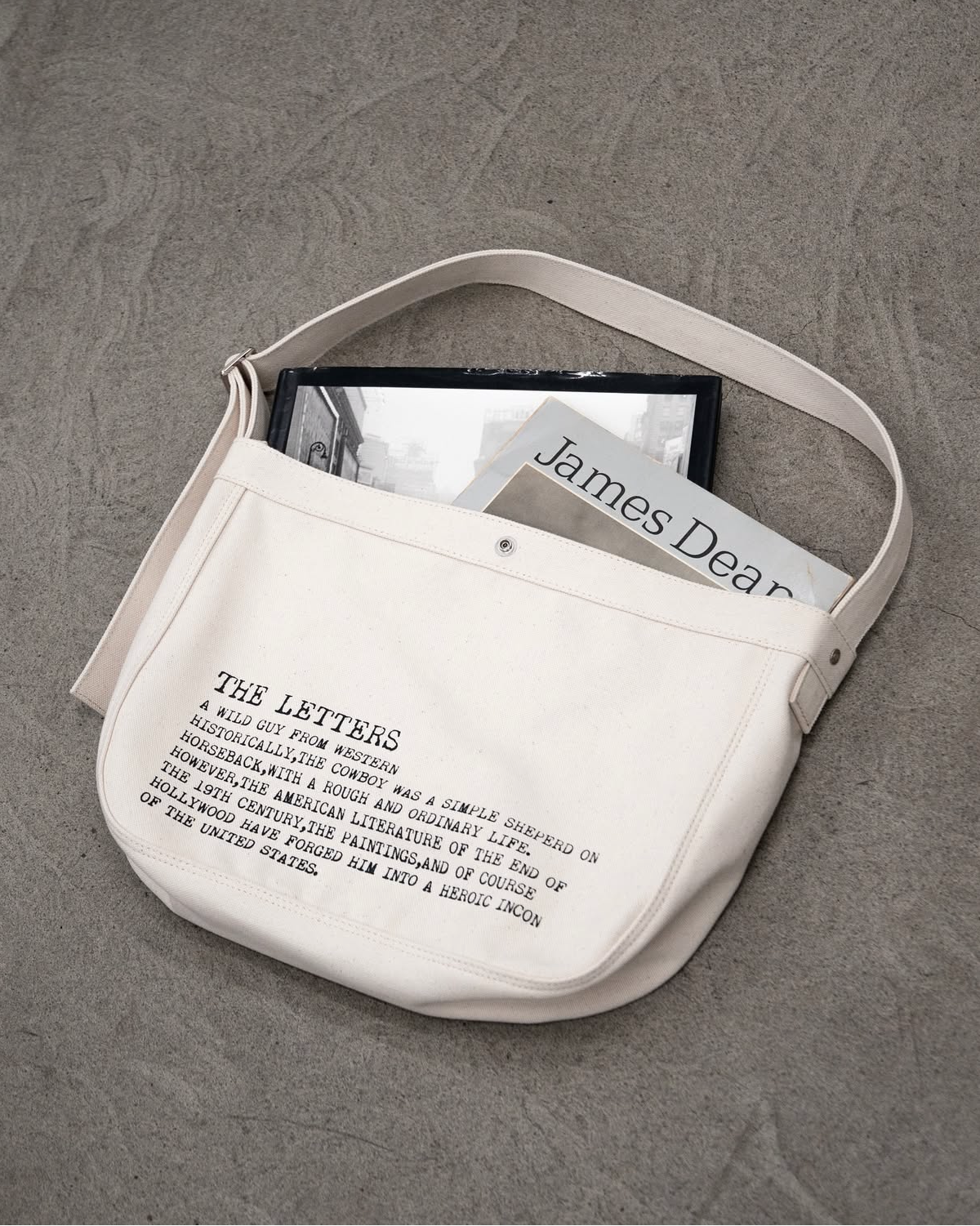 SMALL MESSENGER BAG -CANVAS COTTON-