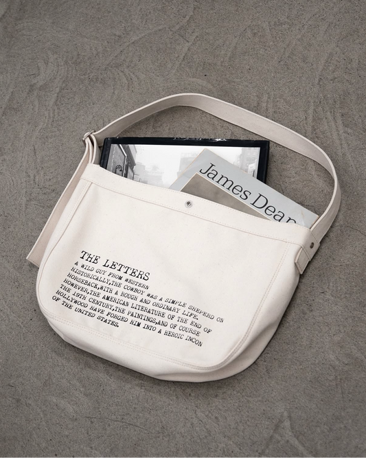 SMALL MESSENGER BAG -CANVAS COTTON-