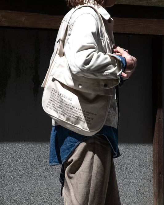 SMALL MESSENGER BAG -CANVAS COTTON-
