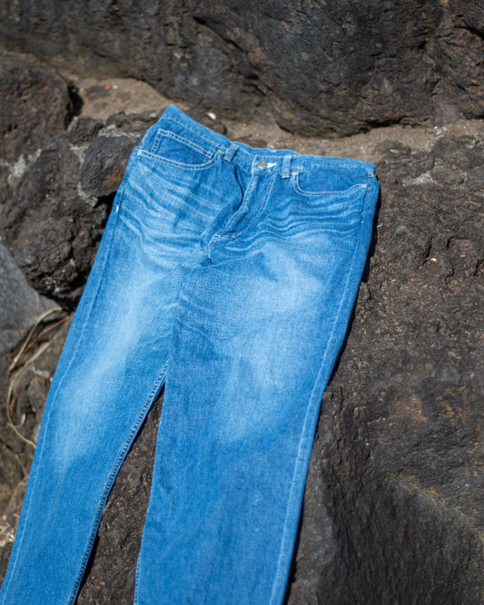 5 POCKET PANTS -USED WASHED DENIM-