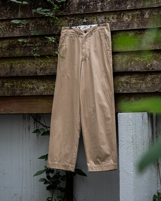 WORK TROUSERS -COTTON TWILL-