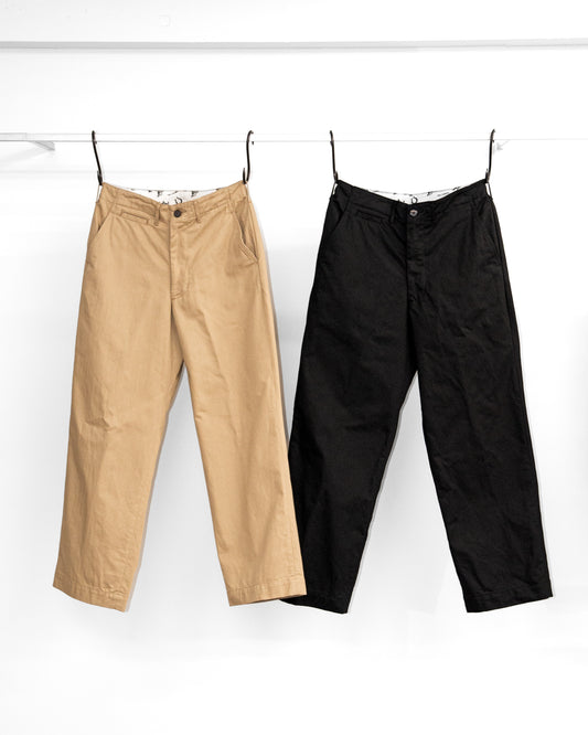 WORK TROUSERS -COTTON TWILL-
