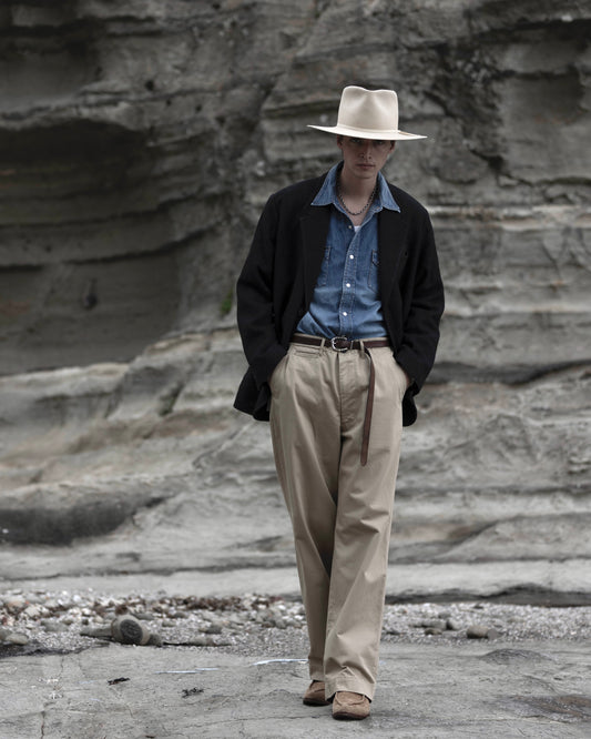 WORK TROUSERS -COTTON TWILL-