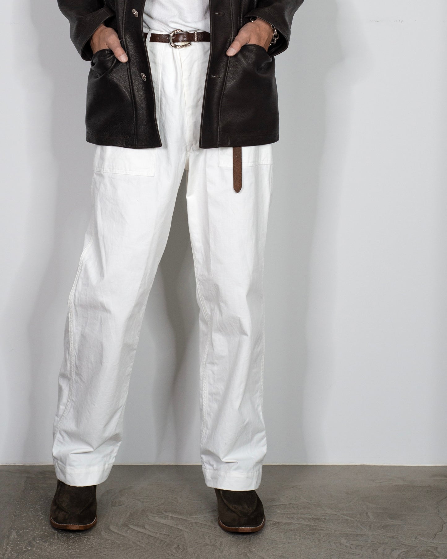 BAKER PANTS -SLUB COTTON TWILL-