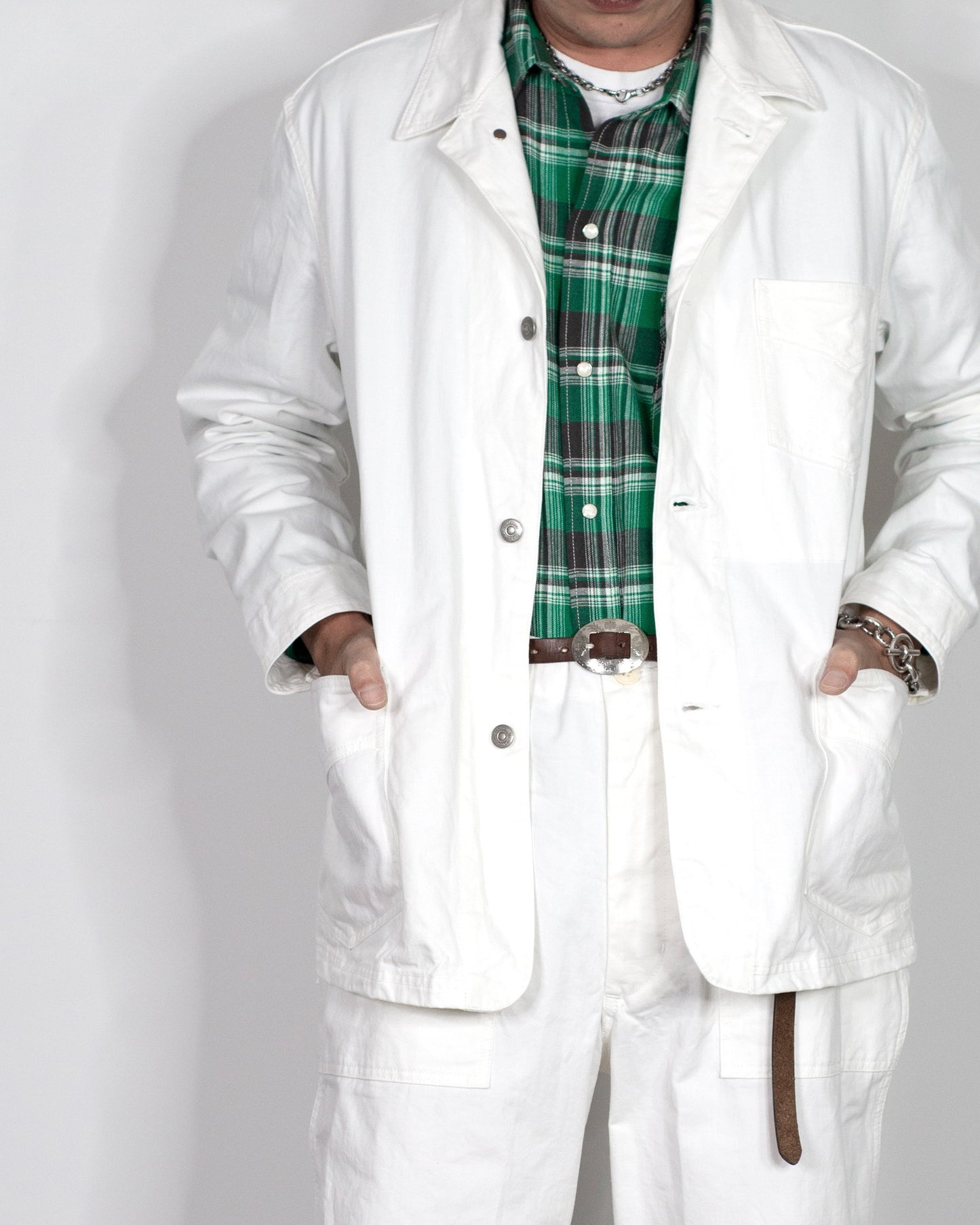WORKERS JACKET -SLUB COTTON TWILL-