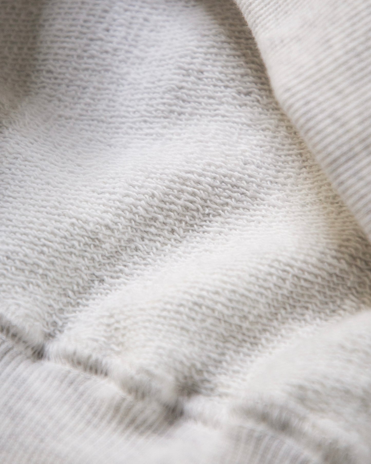 CREW NECK SWEATSHIRT -LOOPWHEEL FLEECE COTTON-