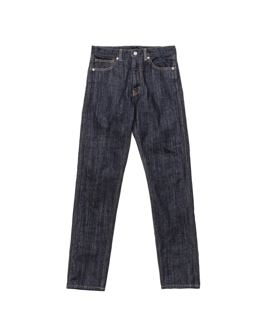 CLASSIC 5 POCKET TAPERED PANTS  -WASHED DENIM-