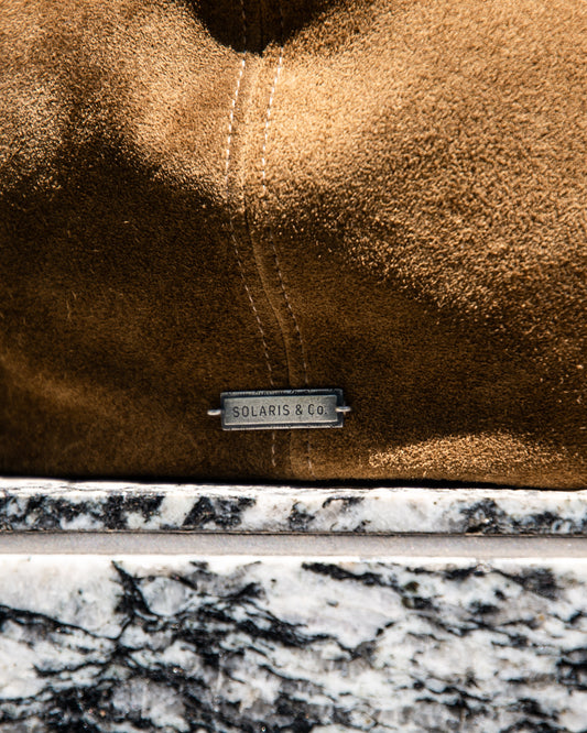 SOLARIS & CO. / LETTER BOY CASQUETTE -HORSE SUEDE-