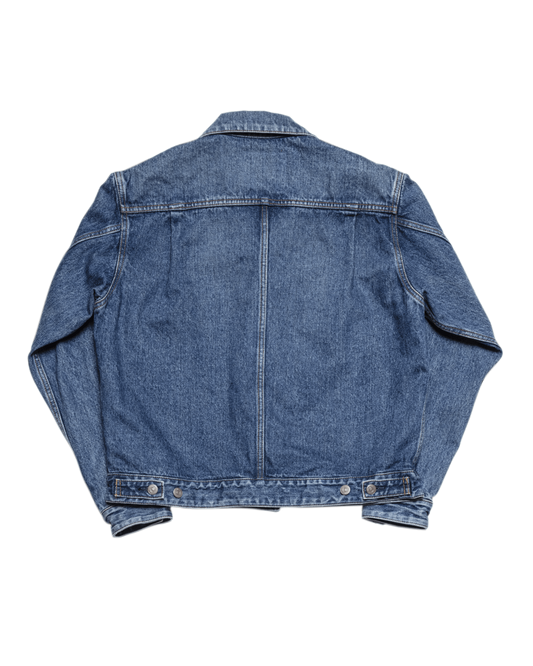 CLASSIC WORK TUCK JACKT -USED WASHED DENIM-