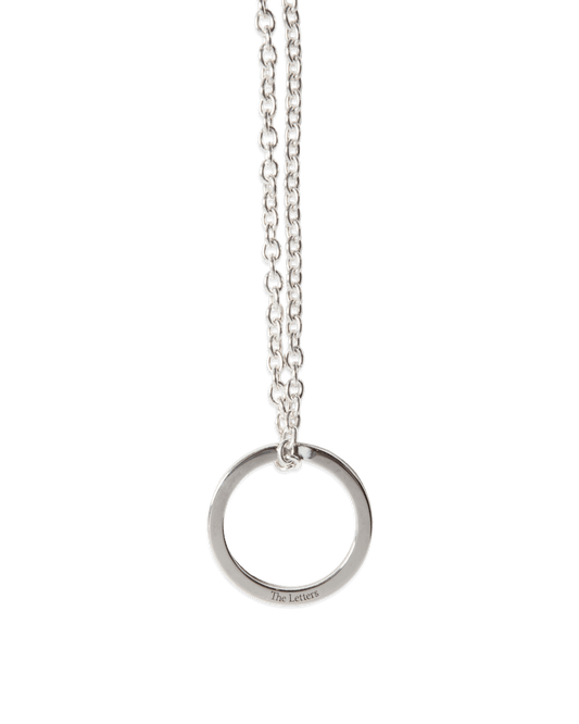 RING CHAIN NECKLACE  -SHORT-