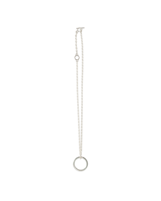 RING CHAIN NECKLACE  -SHORT-