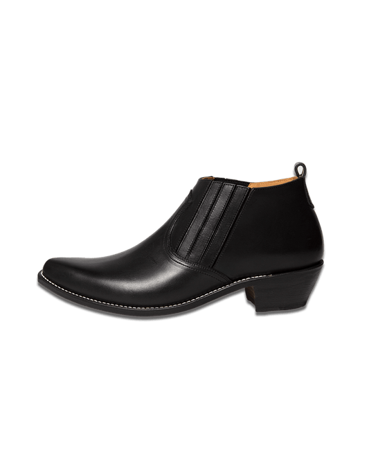 WETERN MID CUT SIDEGORE BOOTS -COWHIDE-