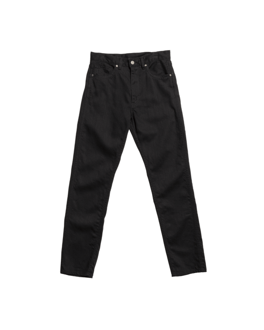 5 POCKET TAPERED PANTS -WASHED STRETCH DENIM-