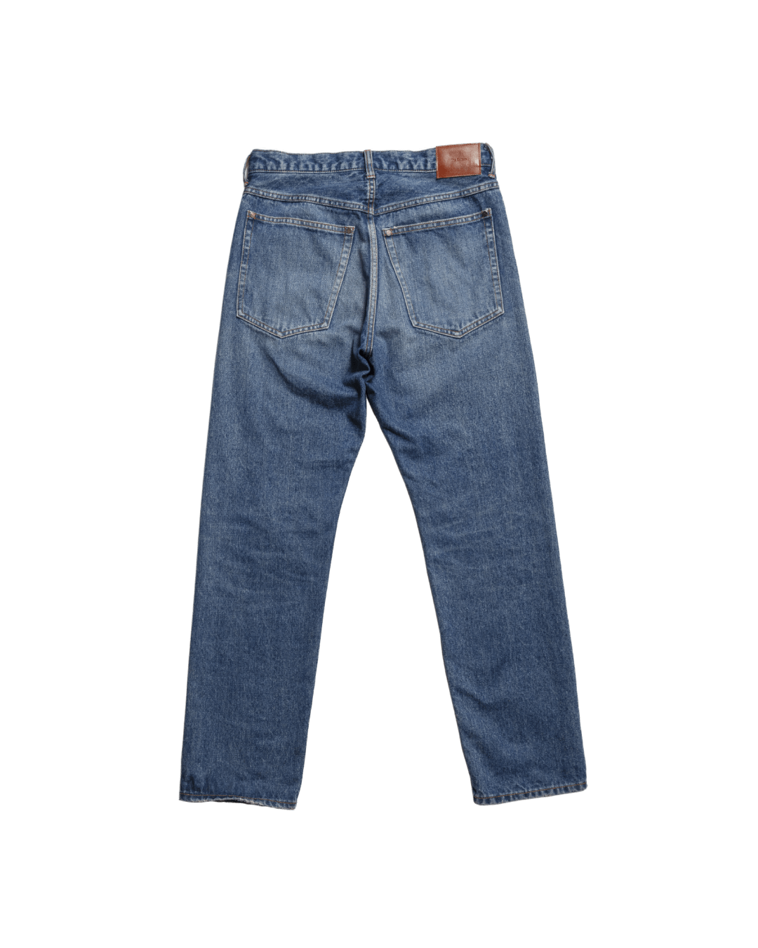 5 POCKET REGULAR PANTS -USED WASHED DENIM-