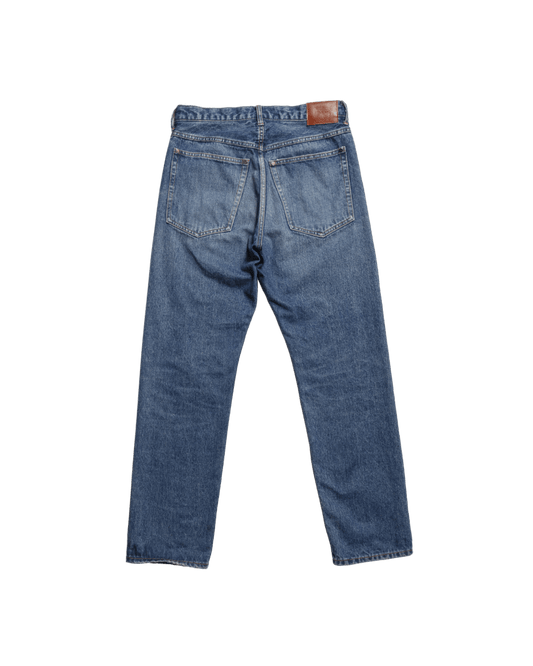 5 POCKET REGULAR PANTS -USED WASHED DENIM-