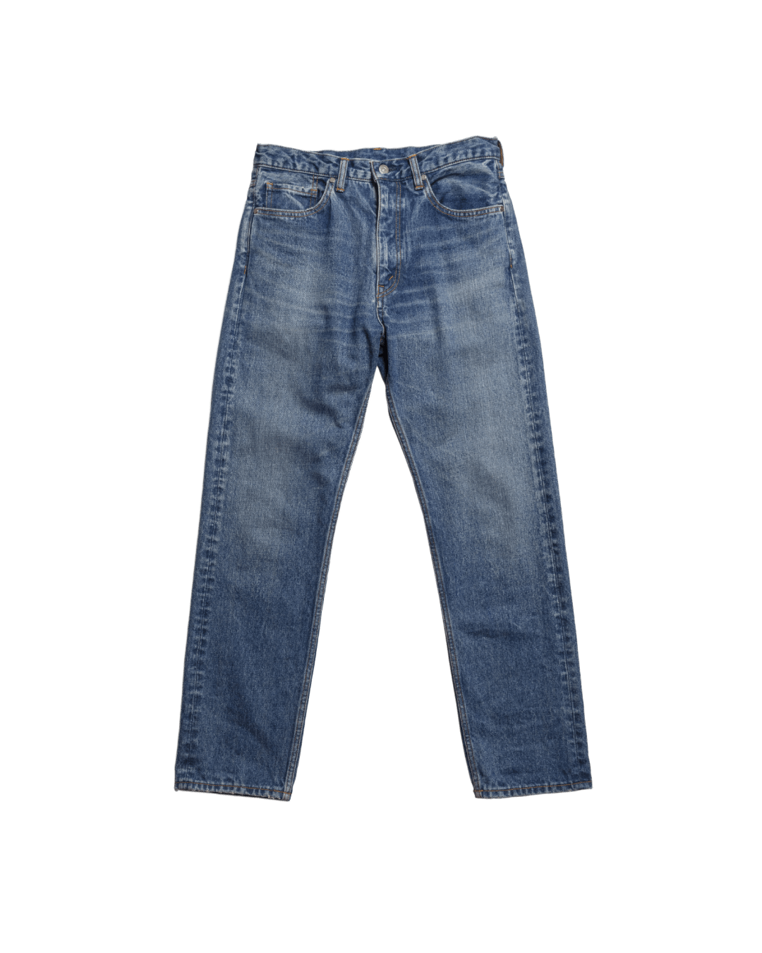 5 POCKET REGULAR PANTS -USED WASHED DENIM-