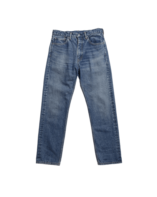 5 POCKET REGULAR PANTS -USED WASHED DENIM-