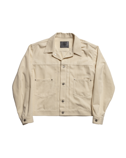 WORK TUCK JACKET -COTTON SILK TWILL- ※60%OFF