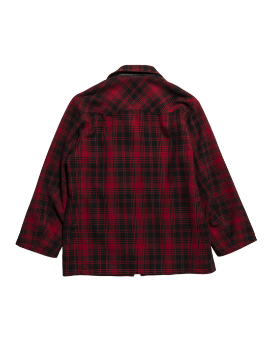 WESTERN ZIP BLOUSON -WOOL FLANNEL CHECK- ※60%OFF