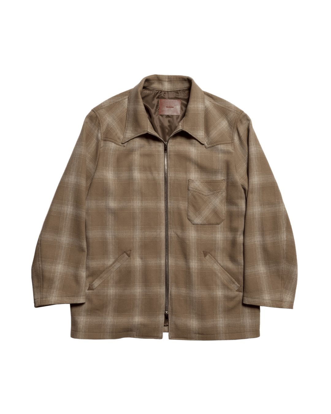 WESTERN ZIP BLOUSON -WOOL FLANNEL CHECK- ※70%OFF