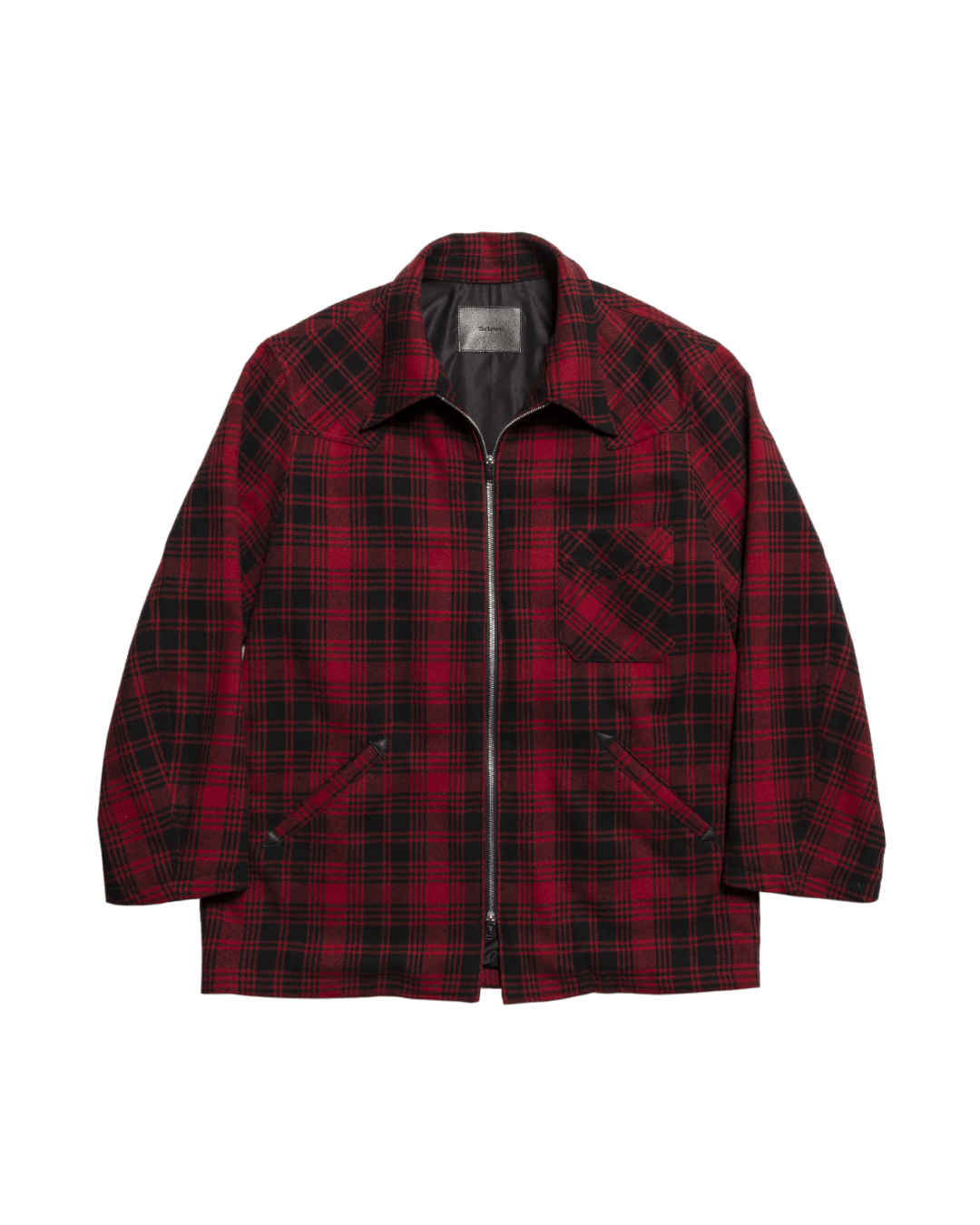 WESTERN ZIP BLOUSON -WOOL FLANNEL CHECK- ※70%OFF