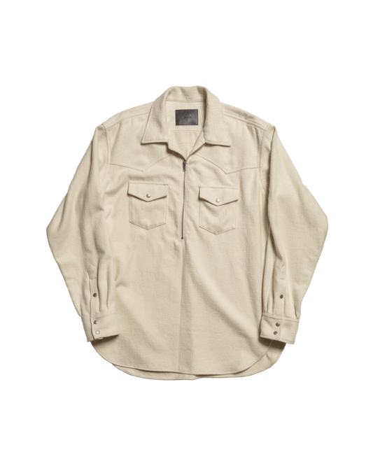 WESTERN PULL OVER SHIRT -COTTON BRUSHED TWILL- ※70%OFF