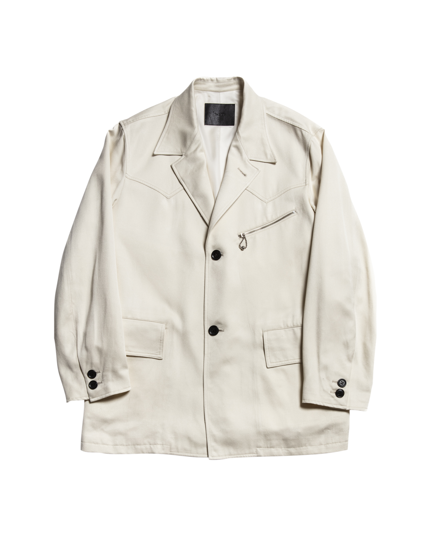 WESTERN LAPELED JACKET -RAYON GABARDINE- ※70%OFF