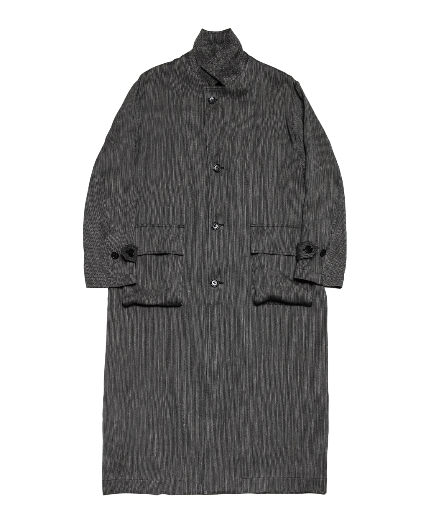 HORSE RIDING COAT -RAYON LINEN HERRINGBONE- ※70%OFF