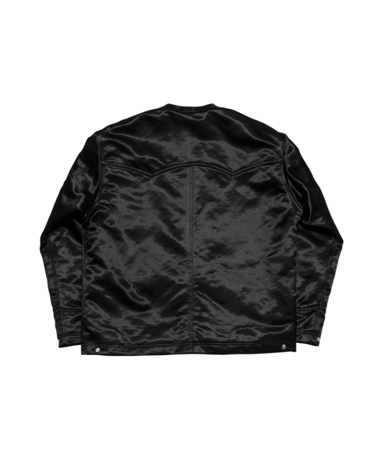 WESTERN FLIGHT PULL OVER JACKET -DOUBLE WEIGHT CLOTH NYLON COTTON SATIN- ※60%OFF