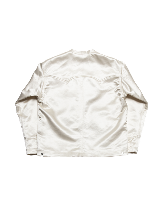 WESTERN FLIGHT PULL OVER JACKET -DOUBLE WEIGHT CLOTH NYLON COTTON SATIN- ※60%OFF