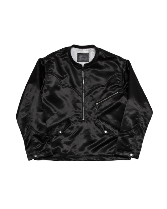 WESTERN FLIGHT PULL OVER JACKET -DOUBLE WEIGHT CLOTH NYLON COTTON SATIN- ※60%OFF
