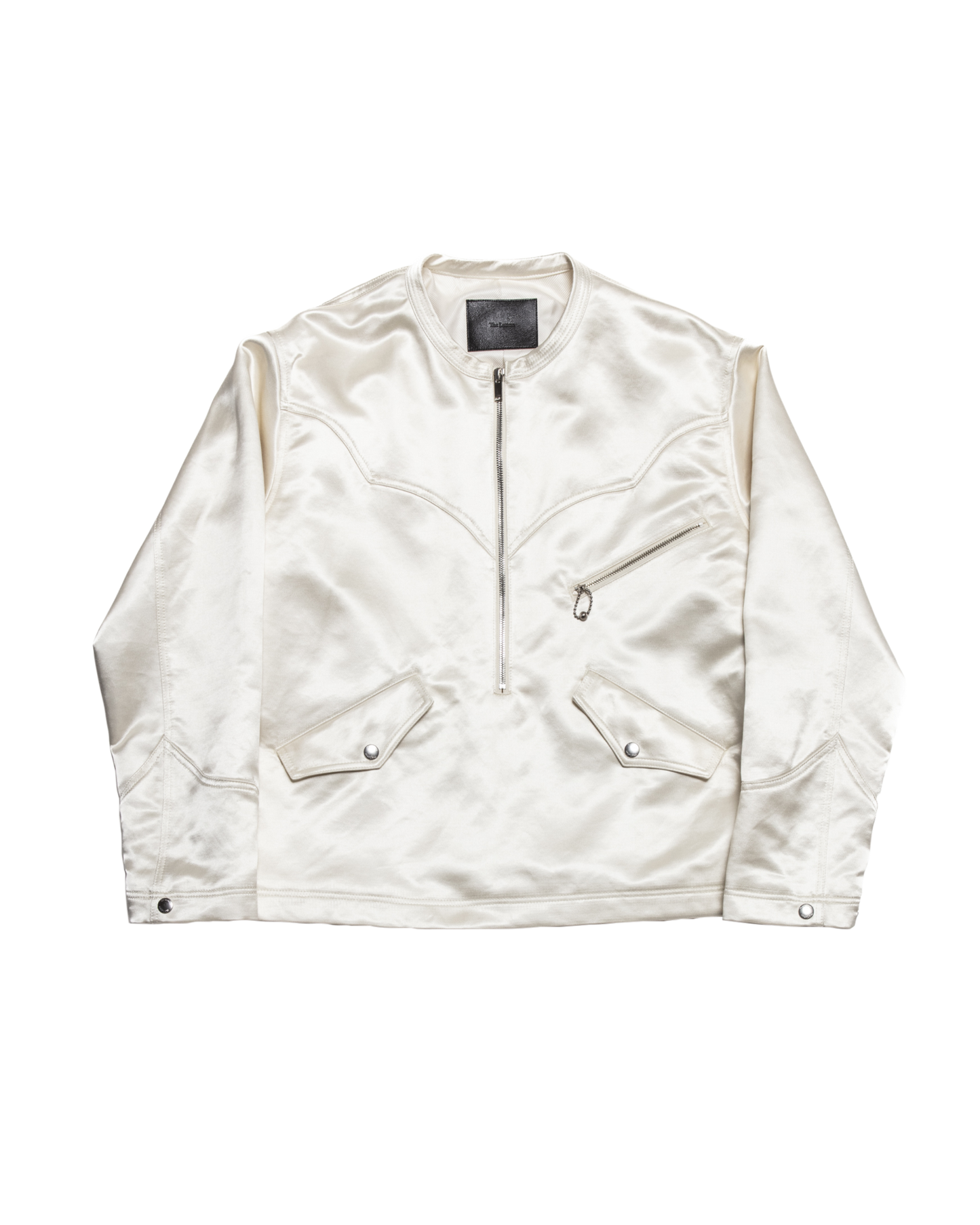 WESTERN FLIGHT PULL OVER JACKET -DOUBLE WEIGHT CLOTH NYLON COTTON SATIN- ※50%OFF