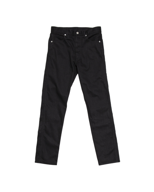 CLASSIC 5 POCKET TAPERED PANTS  -WASHED STRETCH DENIM-