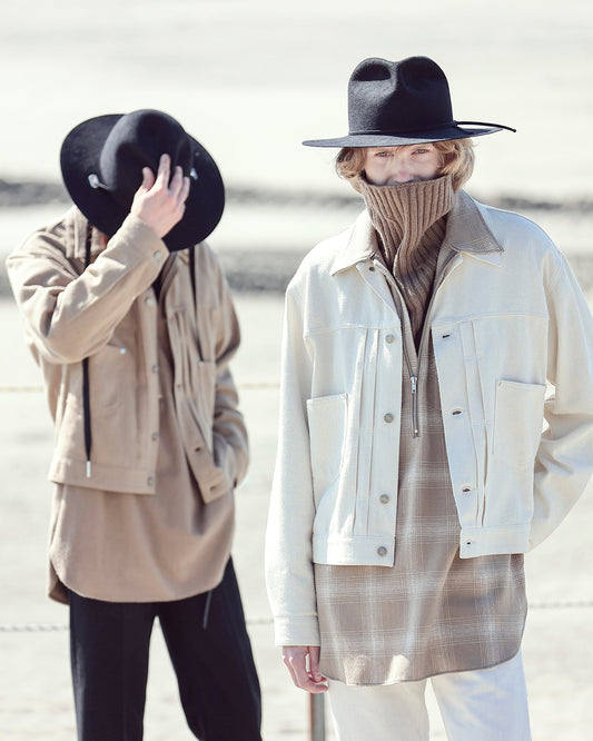 WESTERN PULL OVER SHIRT -COTTON BRUSHED TWILL- ※60%OFF