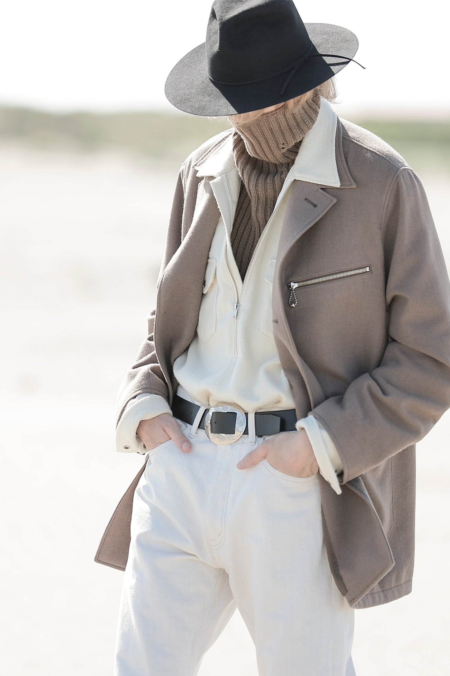 WESTERN PULL OVER SHIRT -COTTON BRUSHED TWILL- ※70%OFF